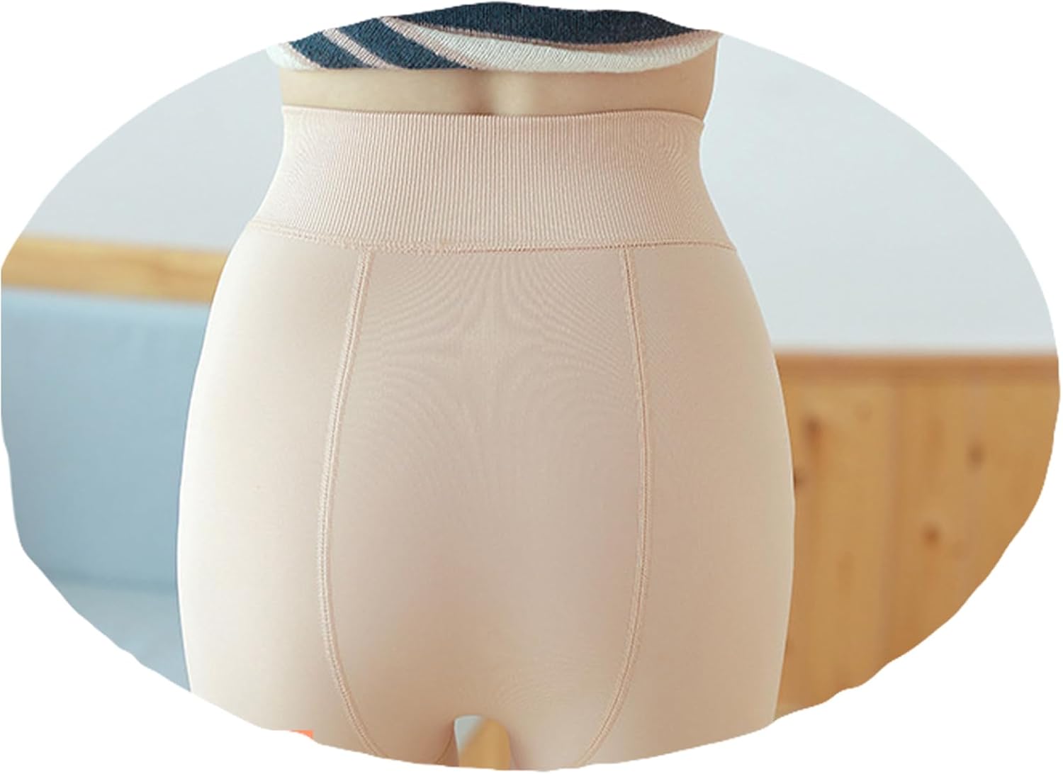 Blostirno Women's Fleece Lined Tights Thermal Pantyhose Leggings Opaque Winter Warm Thick Stockings Tights - Image 4