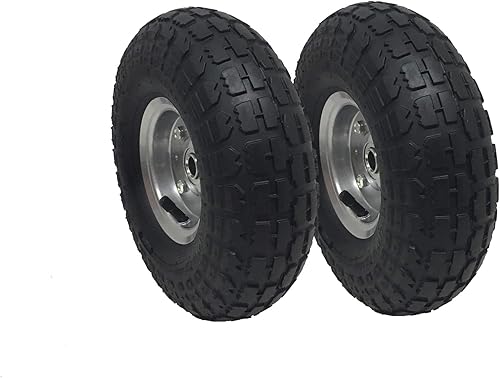 Miniatura 2 de 2 unidades  10 pulgadas neumático lleno de aire de carretilla de manoneumáticos multiusos sobre ruedas para carro de mano Dolly 4.103.50-4