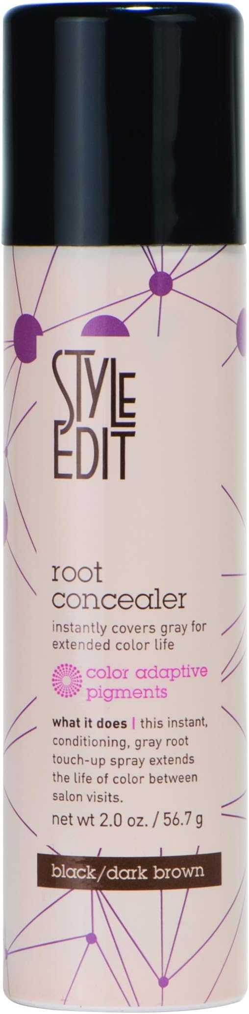 Style Edit Root Concealer 2 oz. BLACK/DARK BROWN (Discontinued Product)