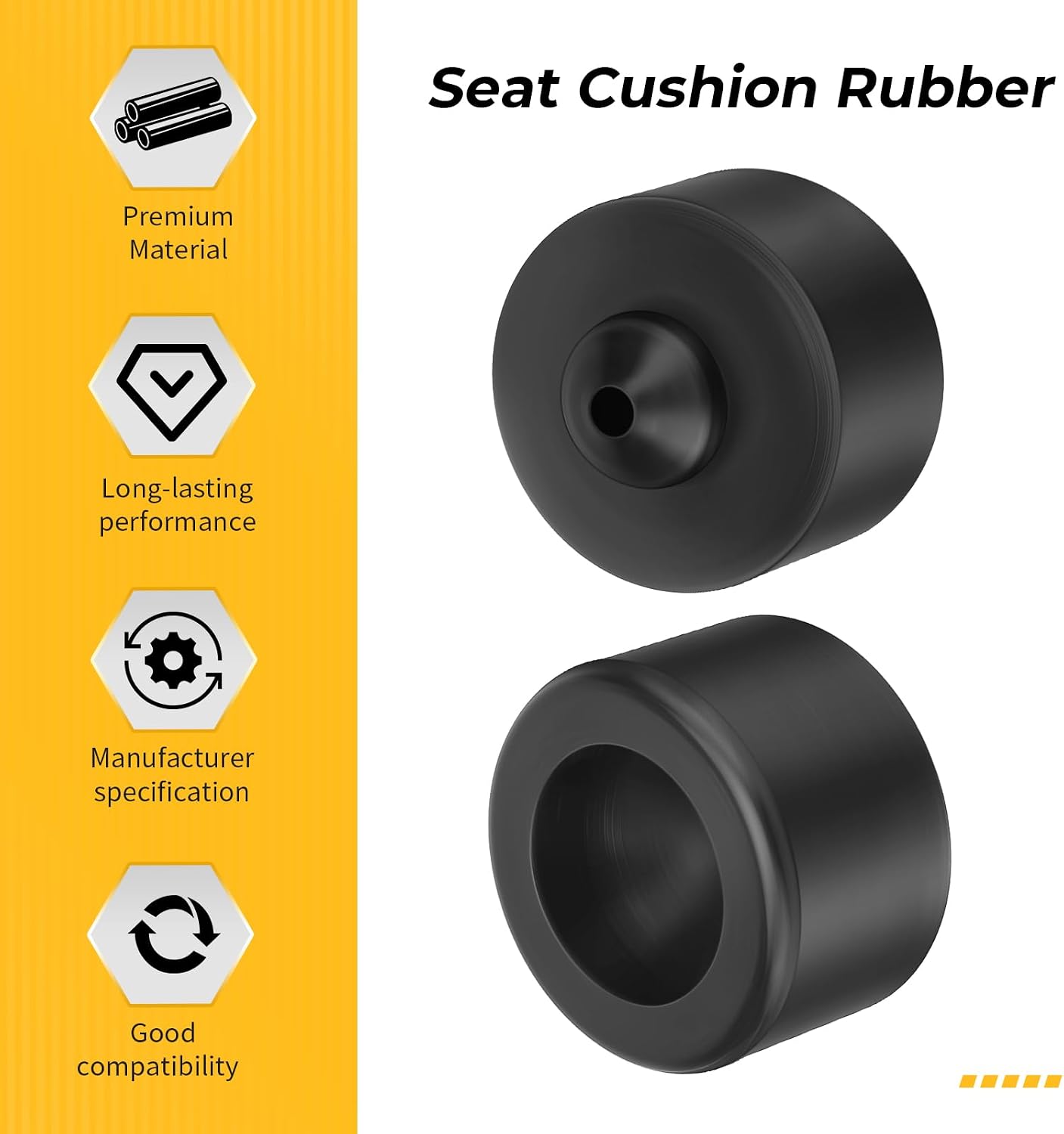 M MATI Seat Cushion Rubber for Honda TRX450R TRX450ER Foreman 450 TRX450FE TRX450FM Sportrax 350 TRX300EX T-alon 1000R 1000RS 1000X 1000XS 1975-2024 77206-329-000