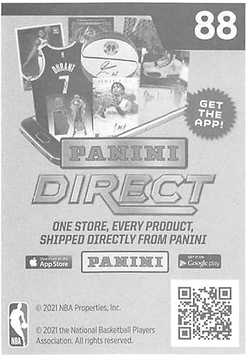 Miniatura 2 de 2020-21 Panini Stickers #88 Patrick Williams / 4th Overall Rookie Sticker Official NBA Basketball Album Sticker Measuring 2.75 inch tall X 2 inches