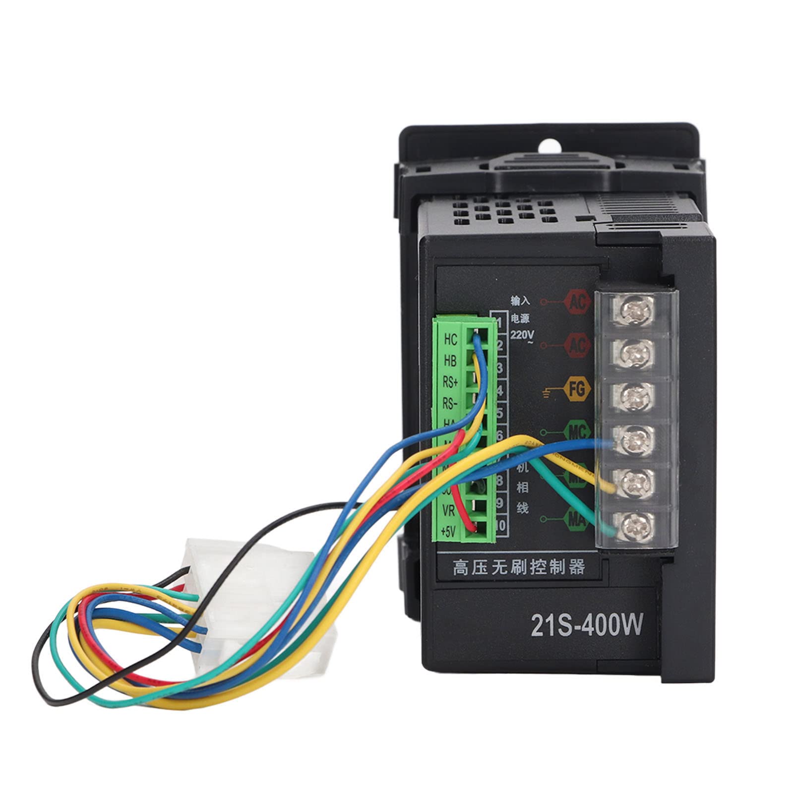 Bezszczotkowy Sterownik Silnika ABS Kontroler Prędkości Silnika AC220V 15 W do 400 W Niski Poziom Hałasu dla Techników Zajmujących się naprawą Sprzętu Przemysłowego i Wymiany