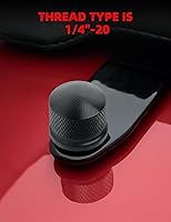 Vista 4 de Amazicha Kit de montaje de tuerca de tornillo de acero inoxidable negro compatible con Harley Davidson Touring Sportster Softail Dyna 1996-2025