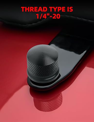 Miniatura 4 de Amazicha Kit de montaje de tuerca de tornillo de acero inoxidable negro compatible con Harley Davidson Touring Sportster Softail Dyna 1996-2025