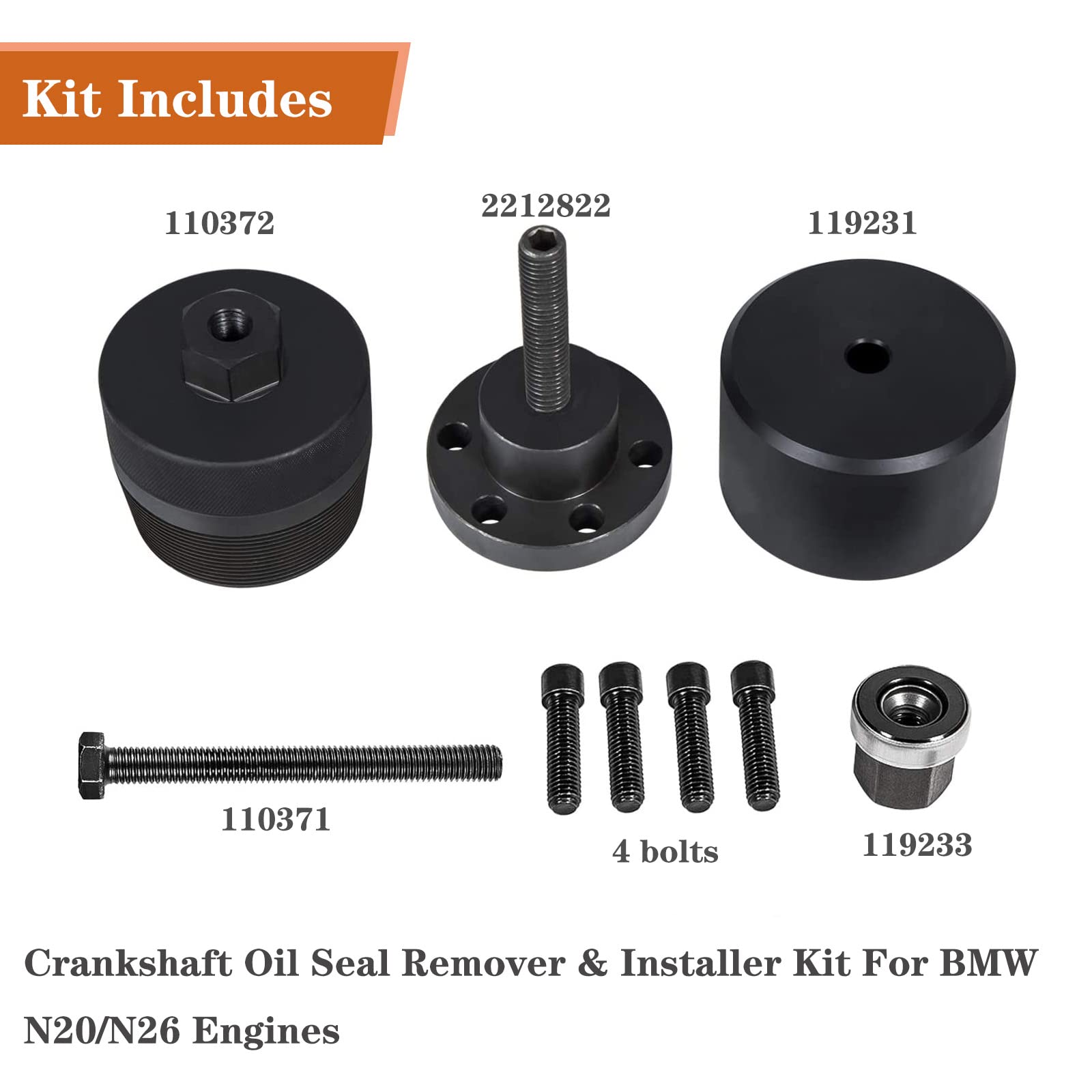 Amazon.com: CASTNOO 2241 Front Crankshaft Seal Remover & Installer