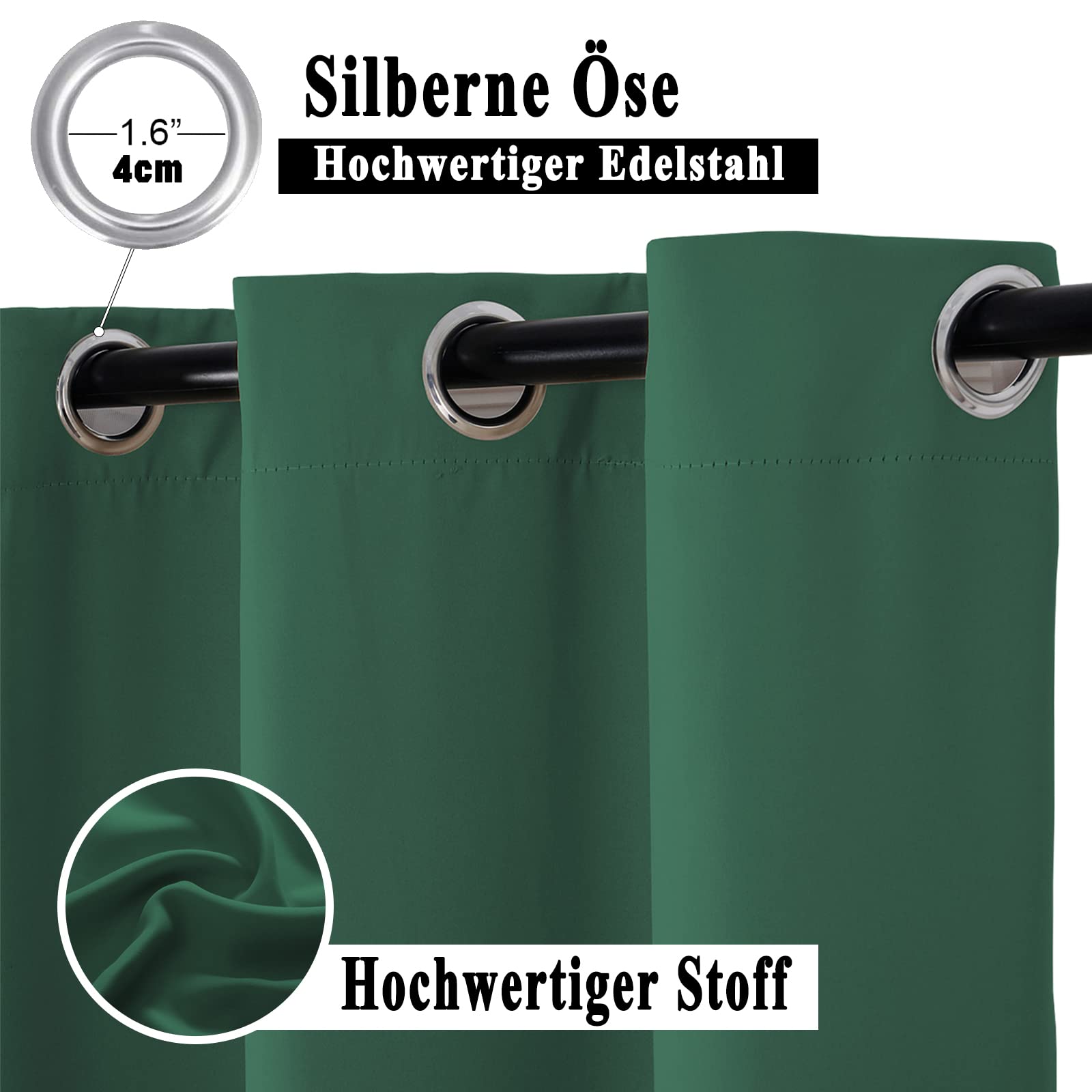 Tenda per Esterni, Tenda da Esterno con Occhielli 1 Pezzo, Tenda da esterno resistente alle intemperie, 24 colori Tenda da Sole Tenda da Sole per Balcone Patio Portico Pergola Gazebo, B213xH259CM