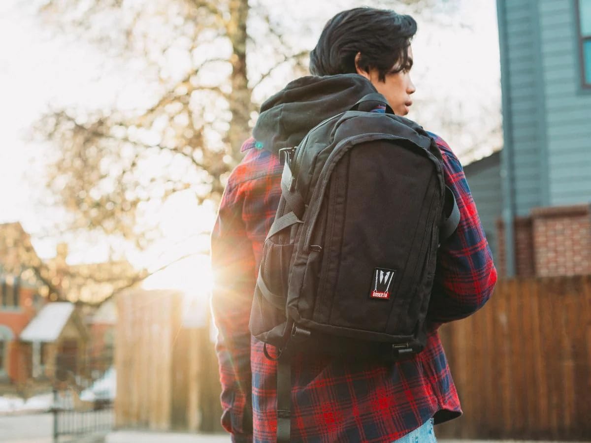 Dime Bags Odor Blocking Backpack with Lock, Water-Resistant, Anti Theft Bag, Lockable Travel Backpack with Padded Shoulder Straps, Spill Proof Zippers, Transporter (Black) - Image 9