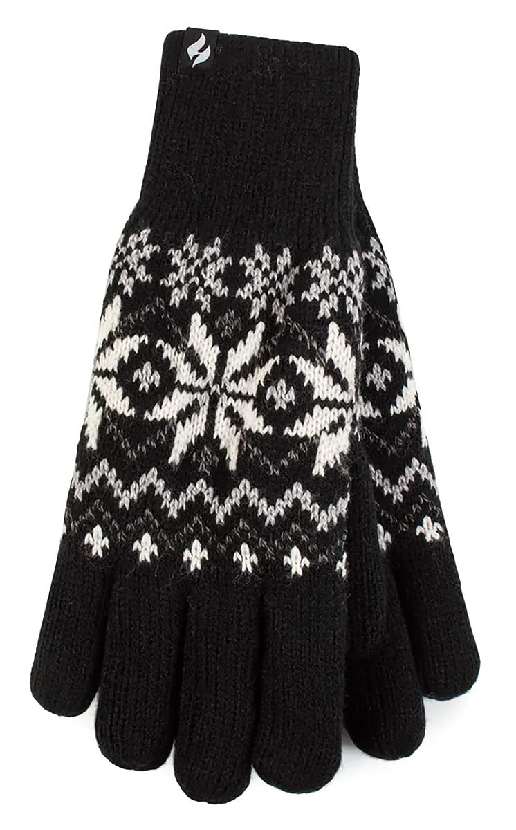 HEAT HOLDERS Women's Gloves (Black (Aven), Medium/Large)