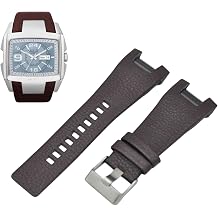 DZ4246 32mm Brown Leather Watch Strap Compatible with Diesel