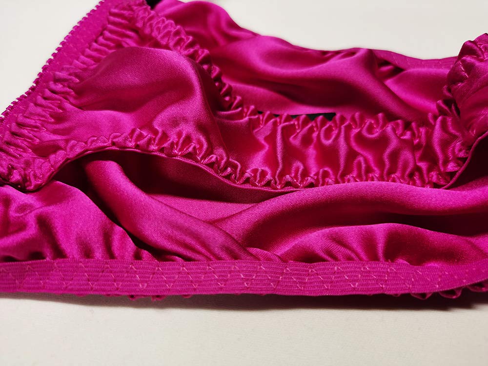 String en Satin de Soie pour Hommes - sous-vêtements de Bikini G-String