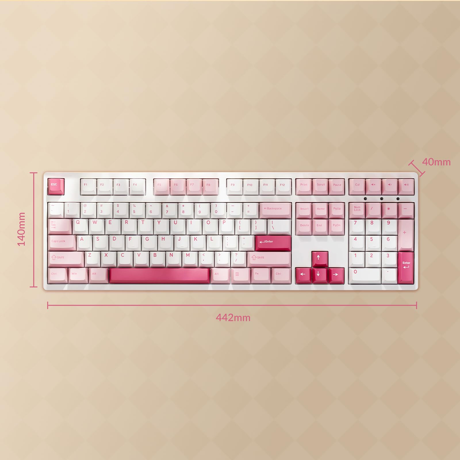 Amazon.com: Akko 3108 V3 Gaming Keyboard, Prunus Lannesiana Wired