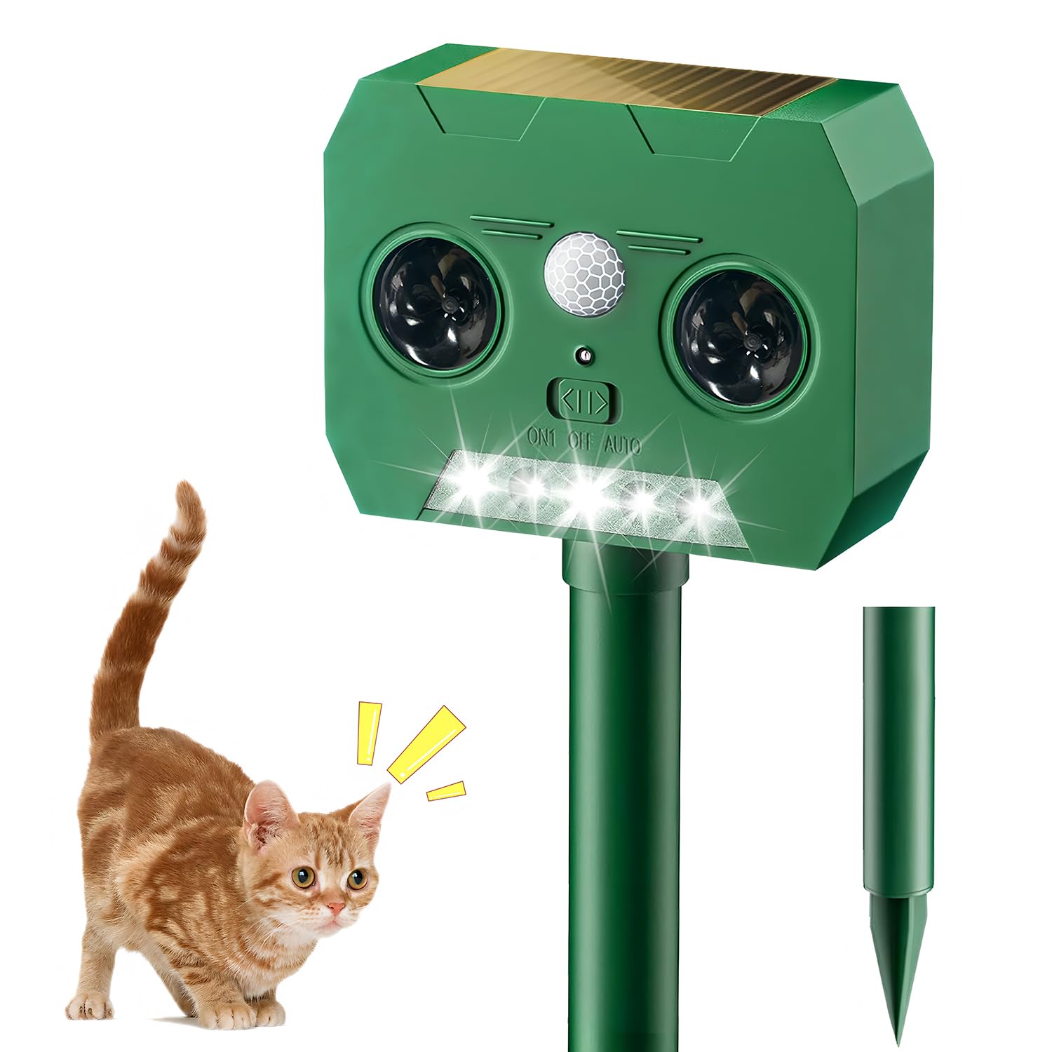 Amazon | 【2025新登場 】猫よけ対策 超音波 ねこよけ 多種動物撃退器