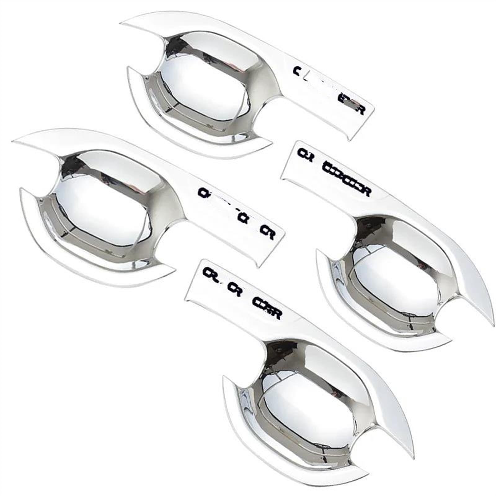 Kjhopy L12 Smart Key Chrome Door Handle Cover/Bowl Trim Sticker For Mitsubishi For Outlander 2013-2017 Car Garnish Molding Exterior Door Handle(L12)