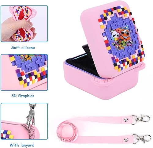 Miniatura 4 de Lushandy Estuche de transporte para Bitzee Interactive Toy Digital Pet y funda, funda de silicona para mascotas digitales interactivas Bitzer, funda