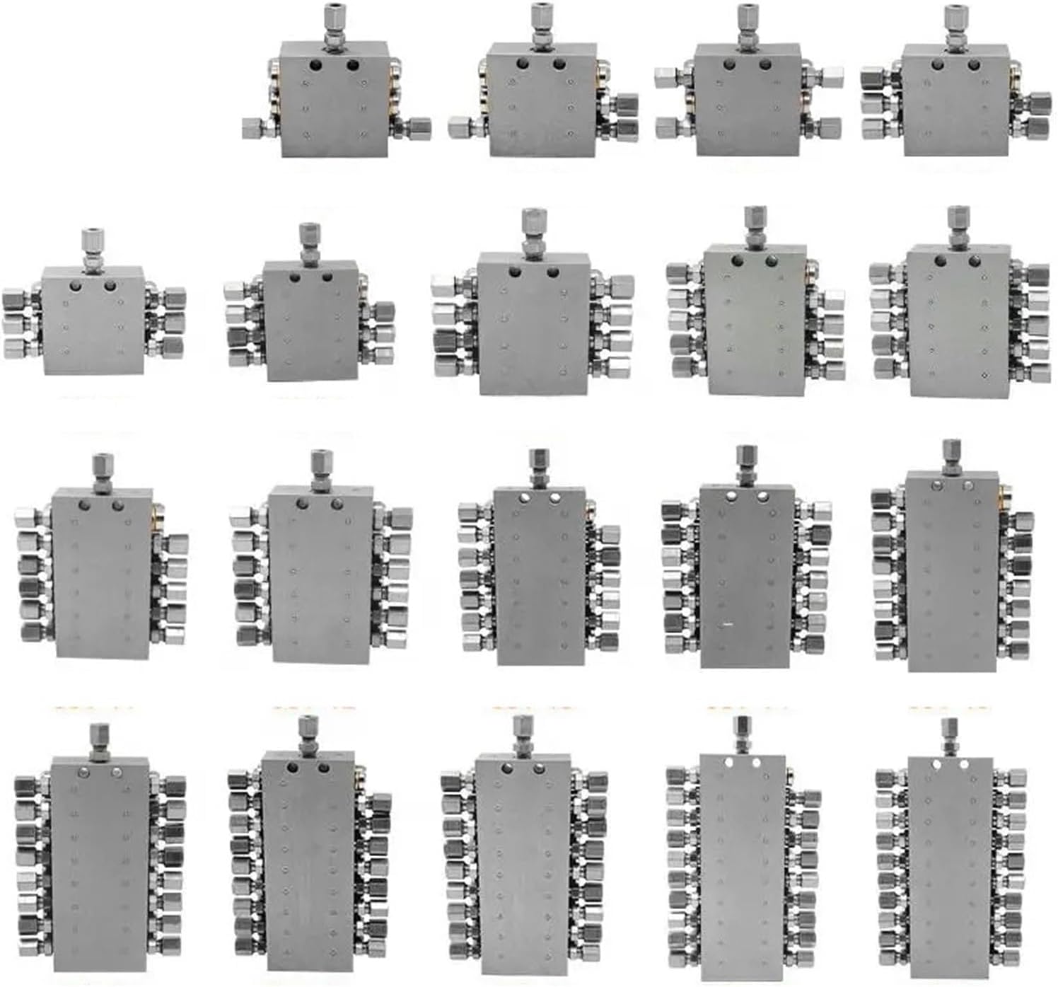 Centralized Lubrication System SSV Lubrication divide valve block for Progressive Lubrication systems Grease distributor block distributor grease 8 hole(SSV-13 Way)