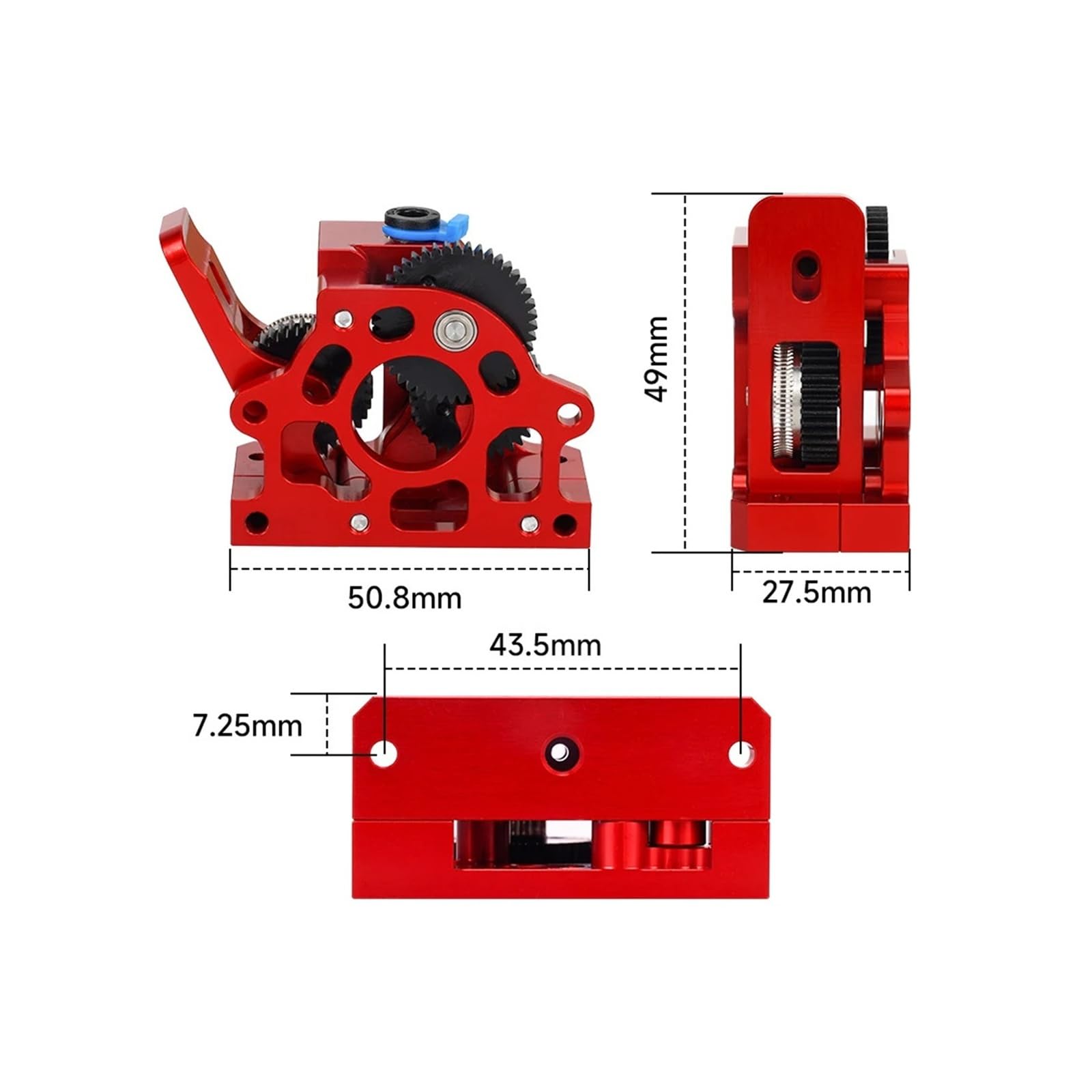 Aixinong1 Dual Gear Extruder Speed ​​Motor 3D Drucker Teile for CR10 CR 10S Ender3 V2
