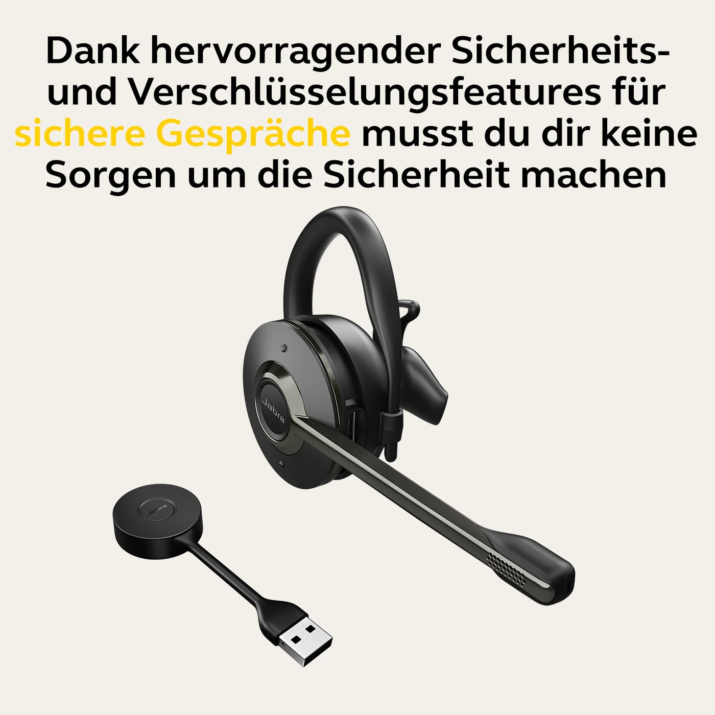 Jabra Engage 55 Wireless Headset - UC Kompatibel - Black - Dettaglio
