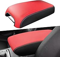 Vista 9 de sportuli Cubierta de Consola Central Funda de Cuero Antiarañazos para Reposabrazos de Repuesto para Accesorios Jeep Grand Cherokee 2011-2020 2021