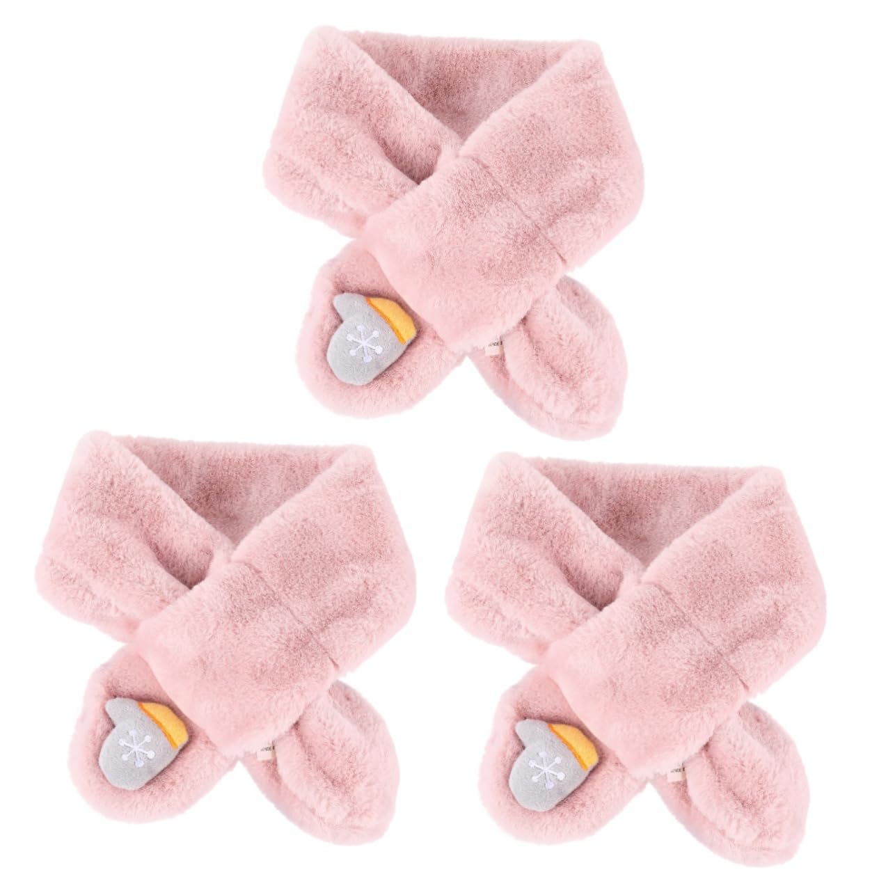 Bufanda de invierno de peluche que evita los resfriados infantiles 8