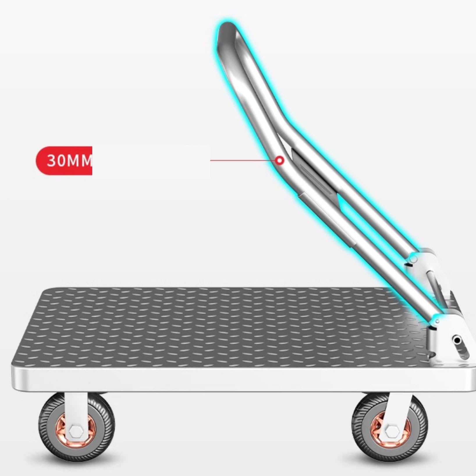 Amazon.co.jp: スチール台車 大型台車 鋼製 手押し 4輪 キャリーカート 