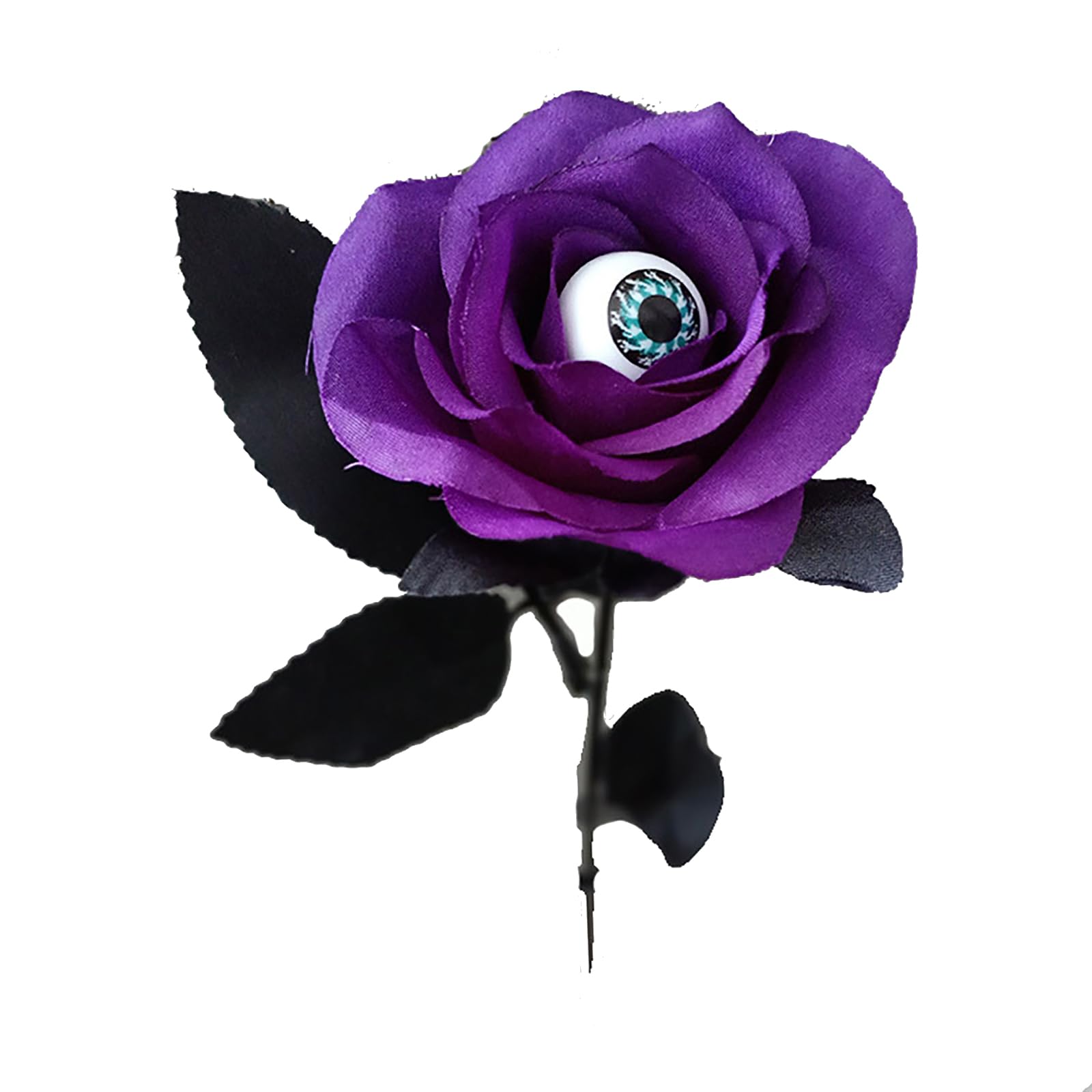 Kalttoy D Halloween Artificial Flowers Rose Bouquets With Eyeballs For Halloween Ecorations Party Flower Arrangements Home Ecor Artificial Rose Flower Eyeballs Flowers Silk Bouquets Faux