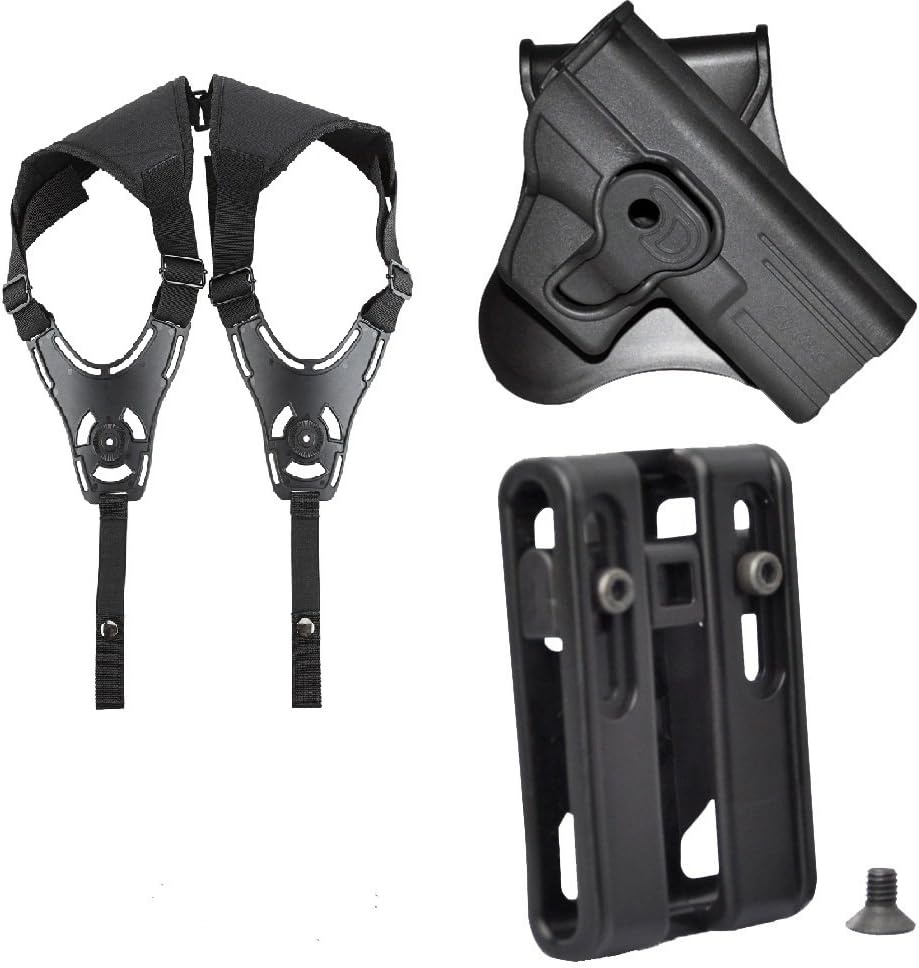 Tactical Scorpion Gear M&P S&W Bodyguard 380 with/Without Integrated Laser Modular Level II Retention Paddle Holster- Option 5