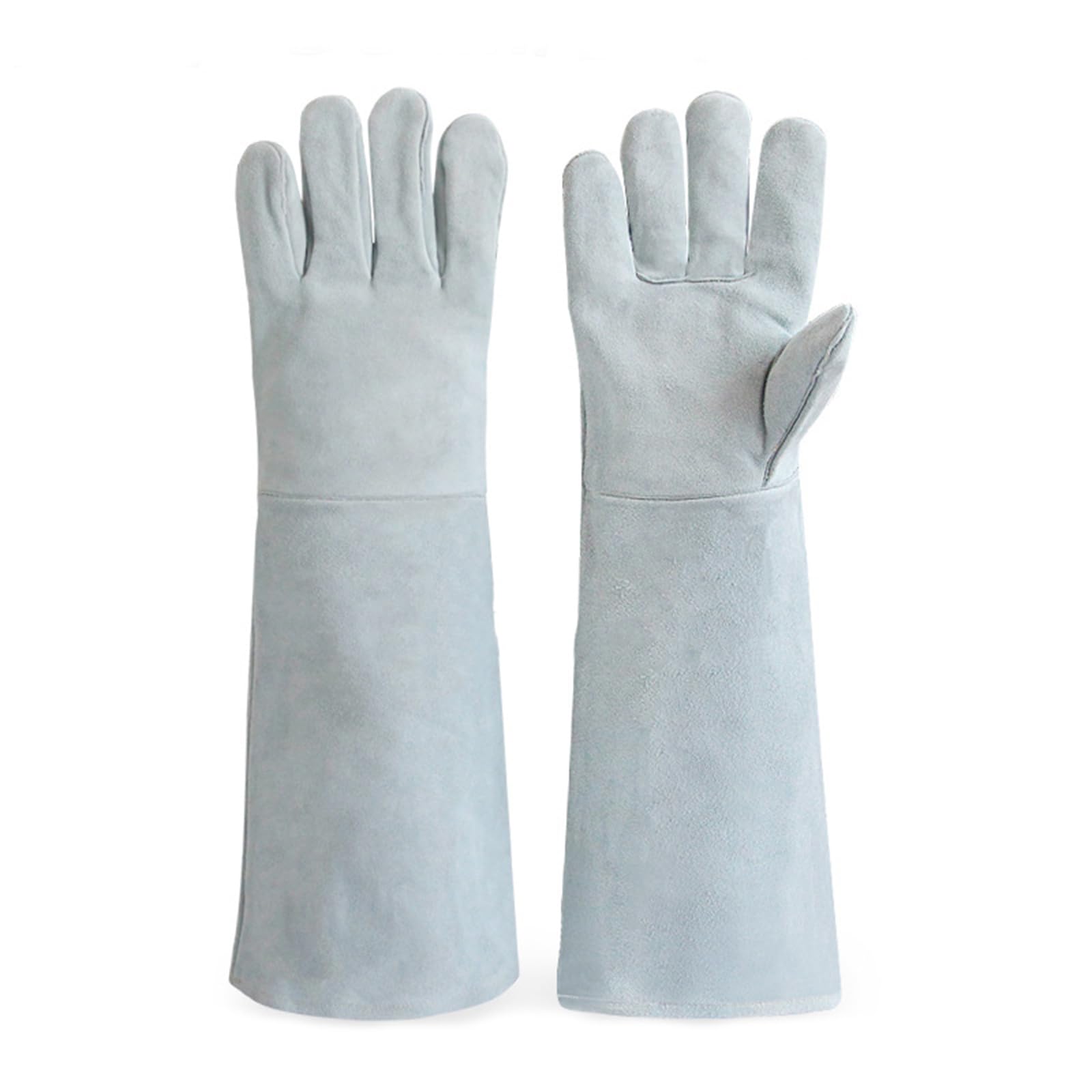 Guanti da giardinaggio professionali da uomo e donna, in pelle, con interno felpato, per potatura e lavori ad alte temperature