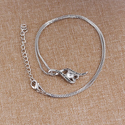 ShiQiao Spl Granddaughter Grandmother Gifts The Love between Grandmother and Granddaughter is Forever Necklace Family Jewelry Birthday Christmas Gift for Grandma Granddaughter - Image 5
