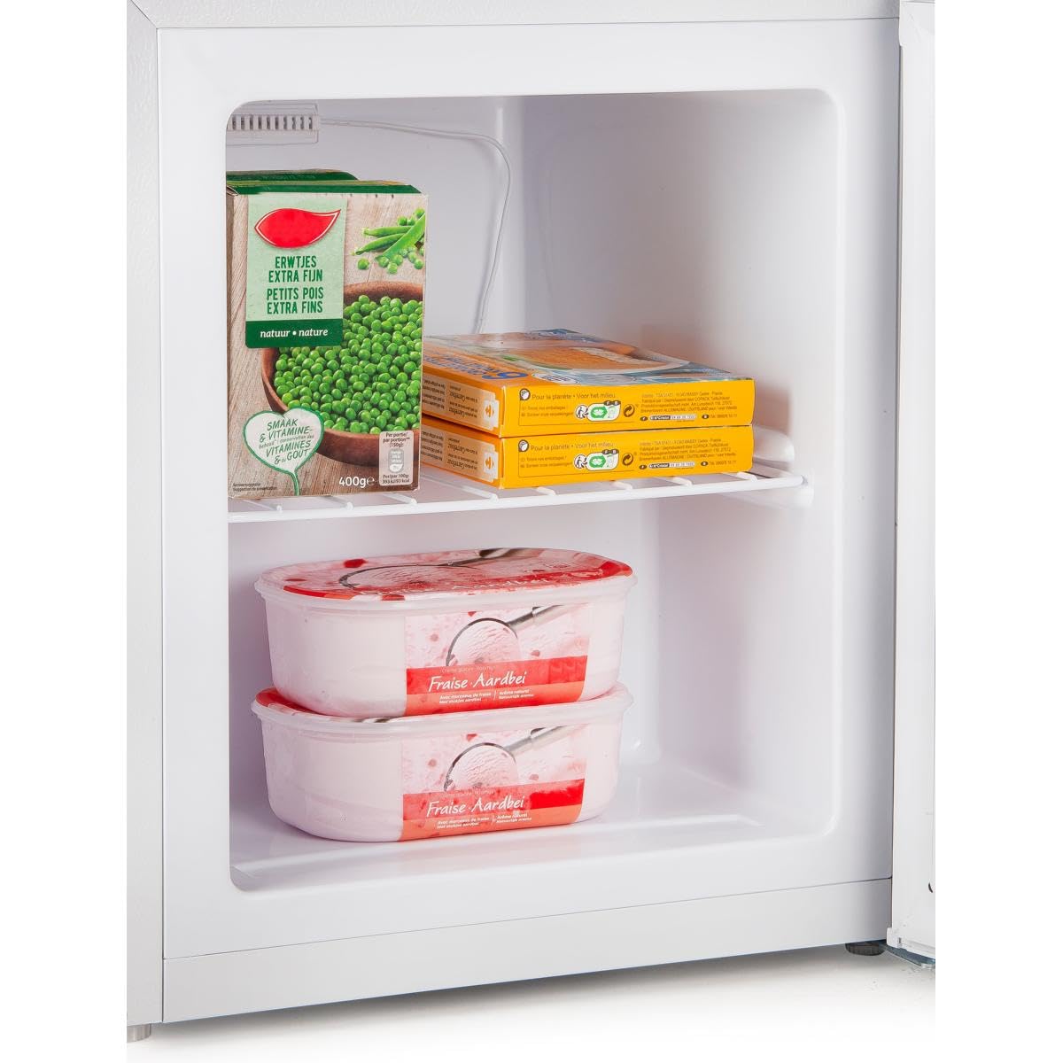 DOMO DO908DV/2 Stand Gefrierschrank, 44cm breit, 33L, weiß