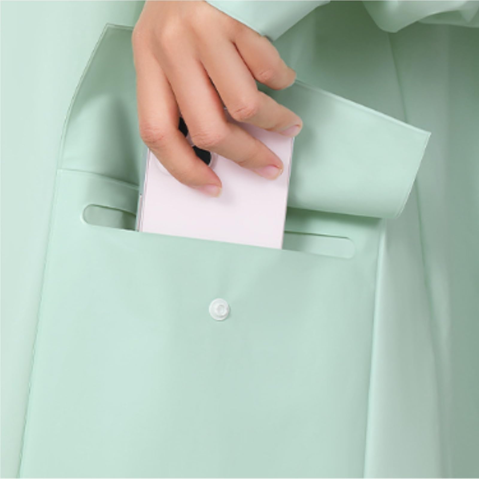 Capa de Lluvia Reutilizable Chubasquero Largo Traje De Lluvia For Vehículo Eléctrico Impermeable Cuerpo Entero Ropa de Agua para Exteriores