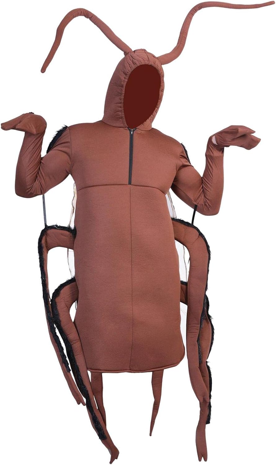 [Dickly] コスプレ衣装服ゴキブリコスチュームユニセックスアパレルカーニバルホリデーごっこ遊び, 大人用