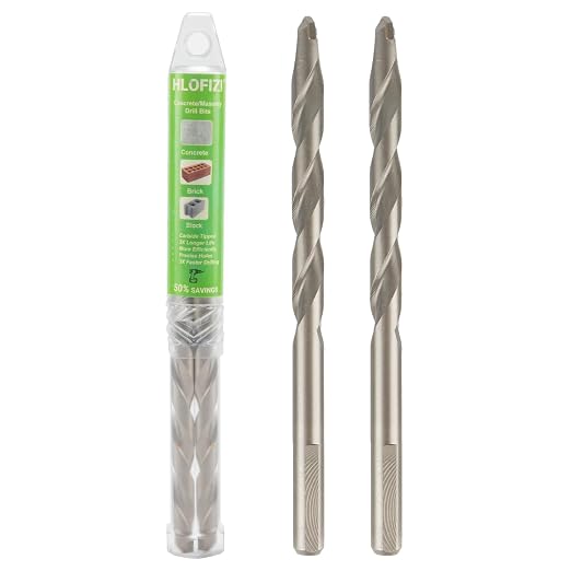 7/16" x 6" Masonry Drill Bits 7/16 inch Concrete Hammer