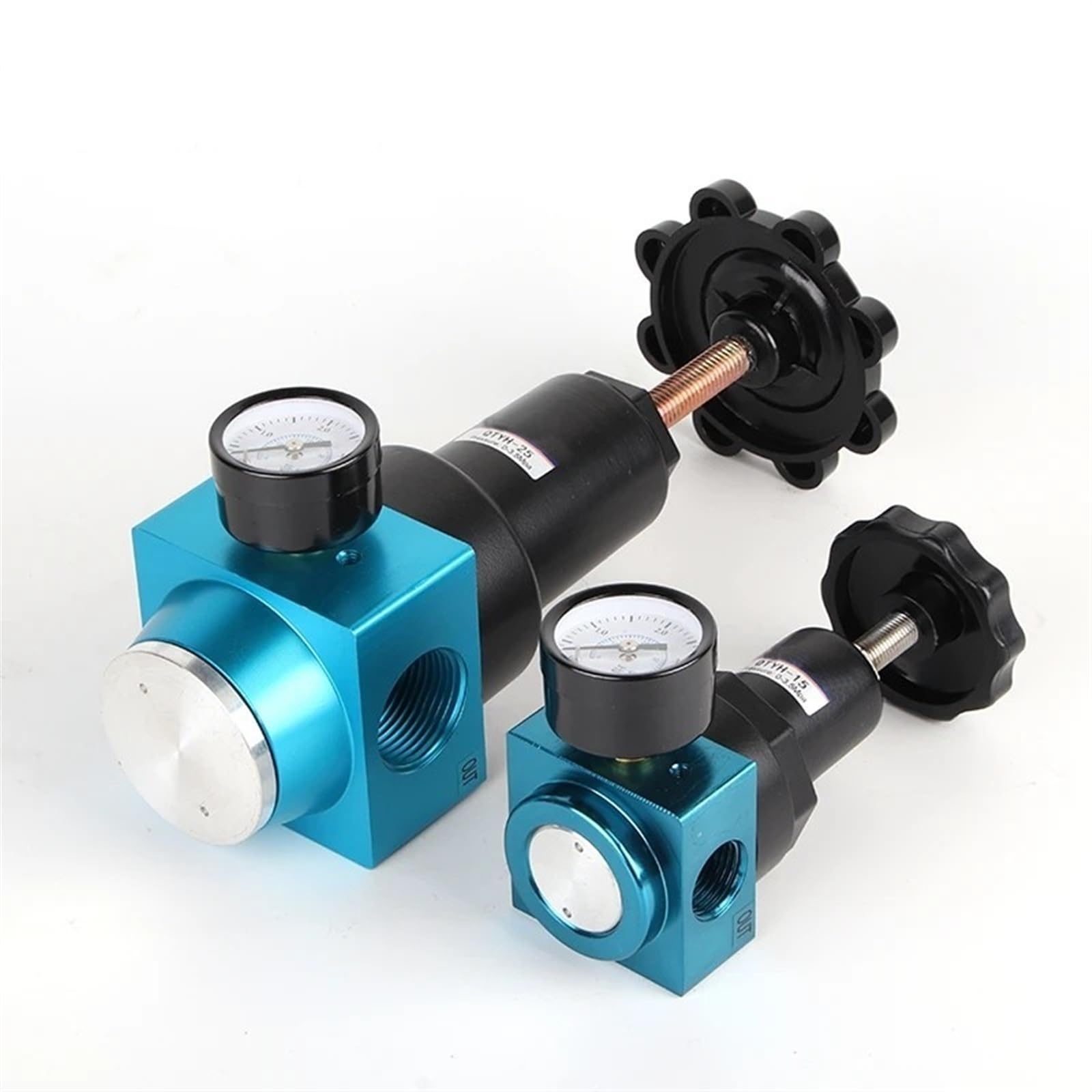 QTYH-8 QTYH-10 QTYH-15 QTYH-25 QTYH-50 1/4 3/8 1/2 2 BSPT przyłącze wlotowe pneumatyczne wysokie ciśnienie 0~40 bar regulator powietrza z manometrem (QTYH-20)