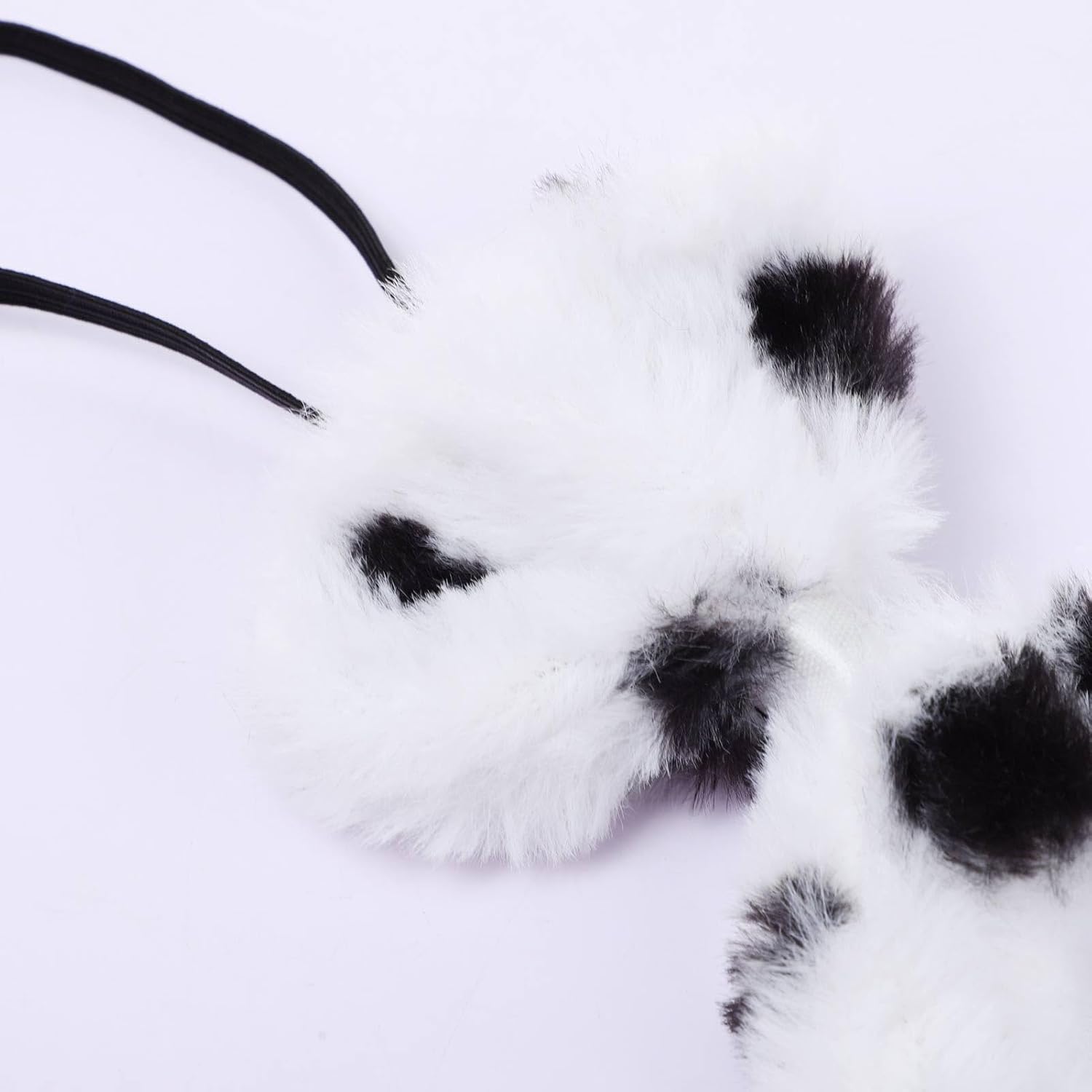 Adult Dalmatian Dog Costume Set Puppy Dog Ear Headband Nose Bow Tie Tail Cute Animal Cosplay for Halloween Party Play - Image 6