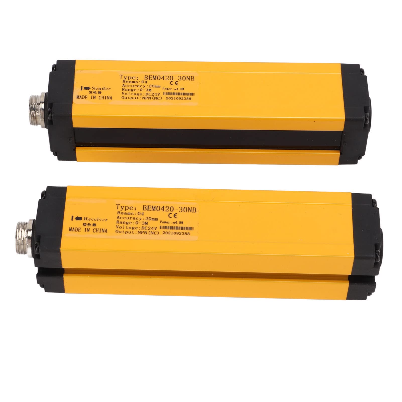 BEM0420‑30NB SicherheitsLichtschranke 20 mm Strahlungsraster InfrarotLichtgitter für Stanz und Schermaschinen IP65