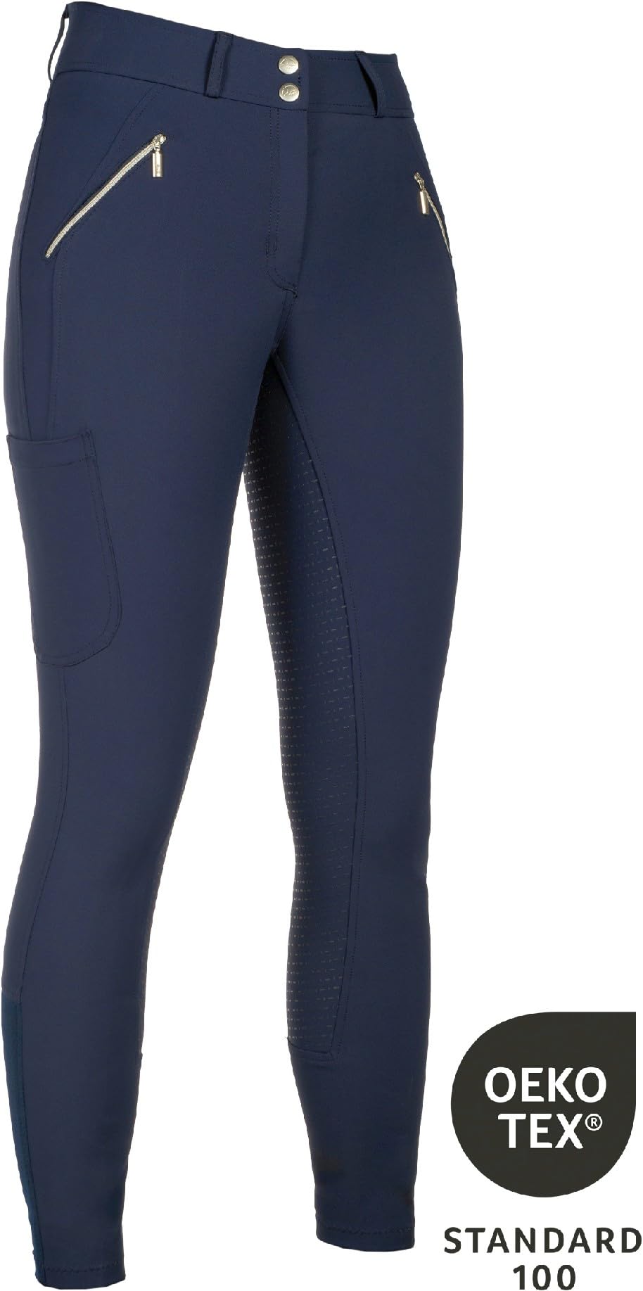 HKM Damen Hose Lia High Waist Silikon Vollbesatz