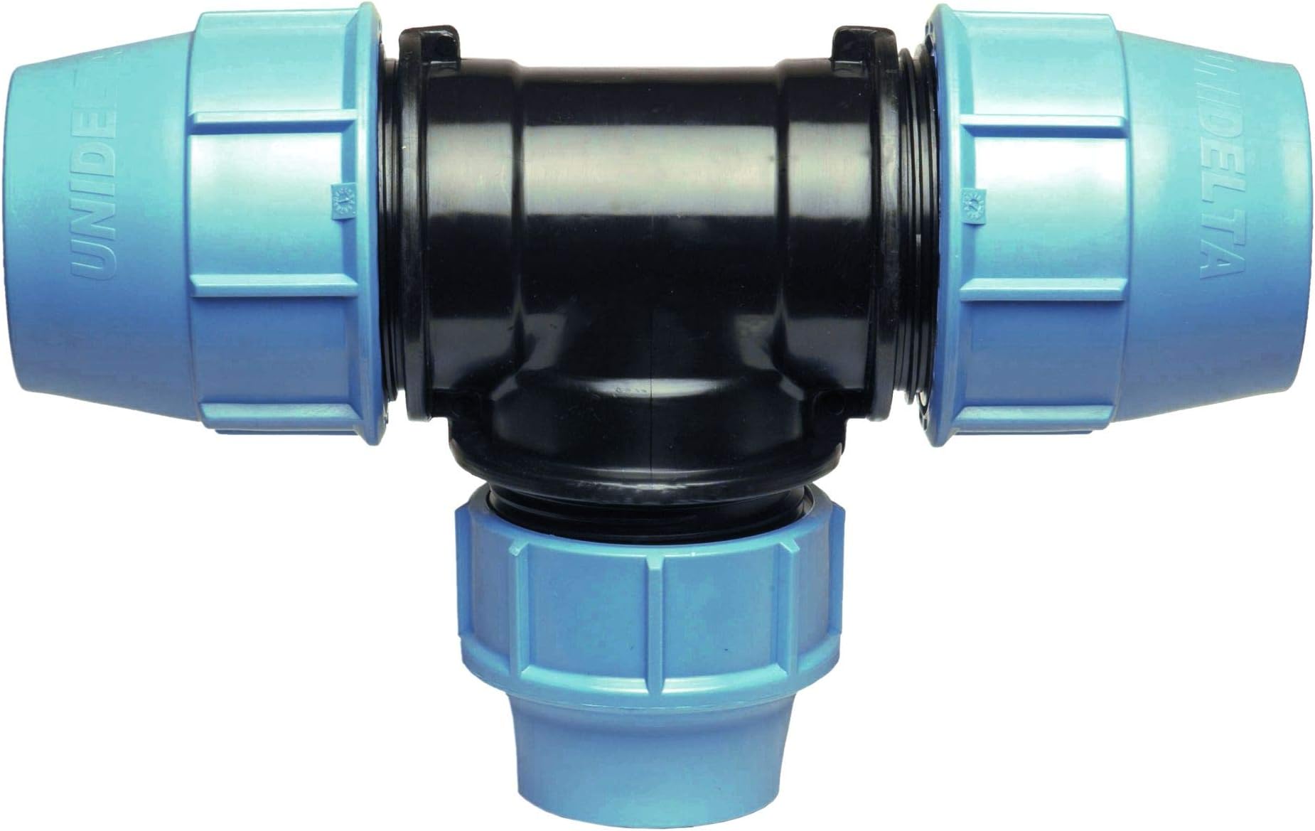 HYDROBIL QA-9IJ9-9KBH Water Pipe, Blue, Black, 32 mm F x 25 mm F x 32 mm F