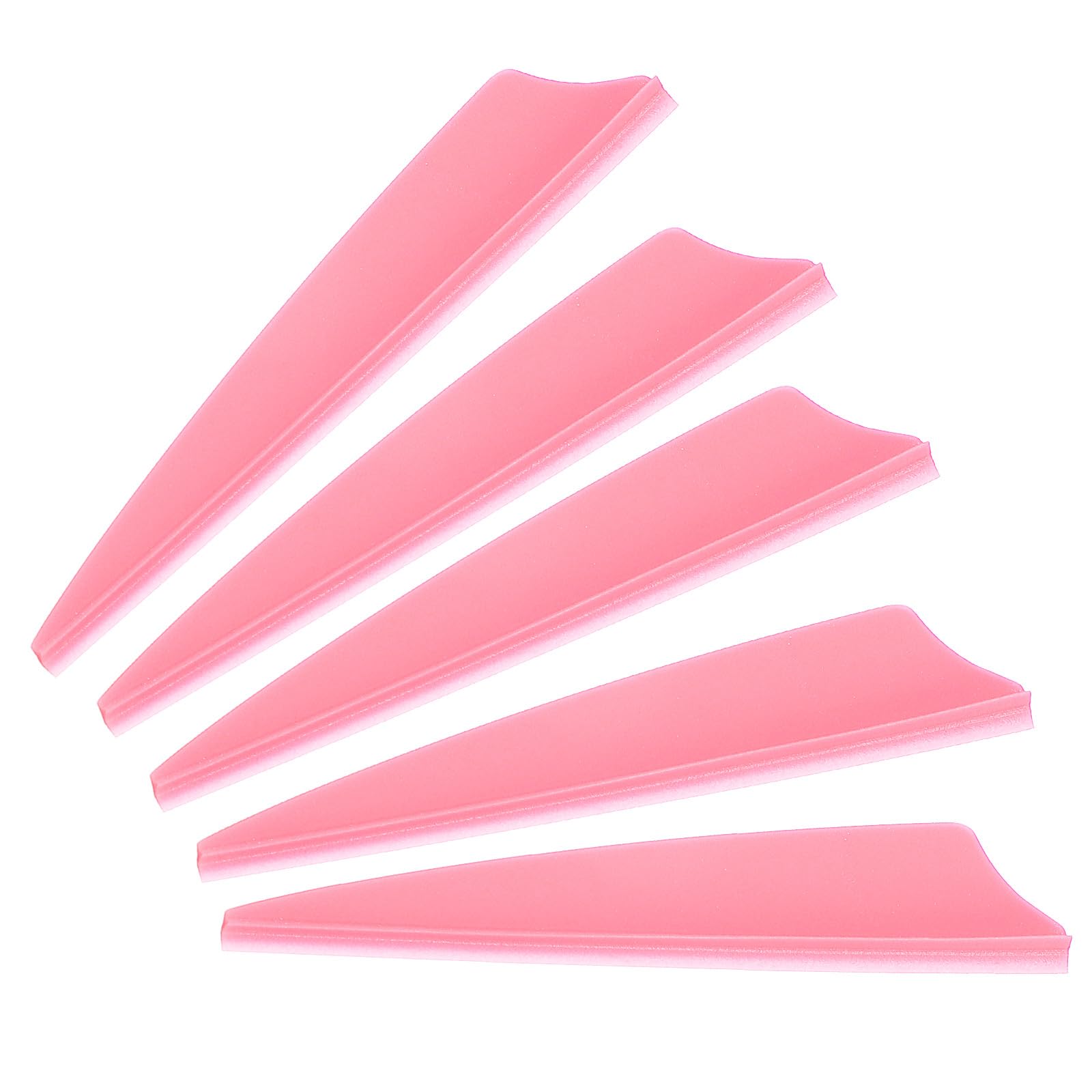 PATIKIL Arrows Vanes, 36 Pack 2.5 Inch Arrow Fletching Archery Arrow Feather Shield Fletch for DIY Target Shooting, Pink