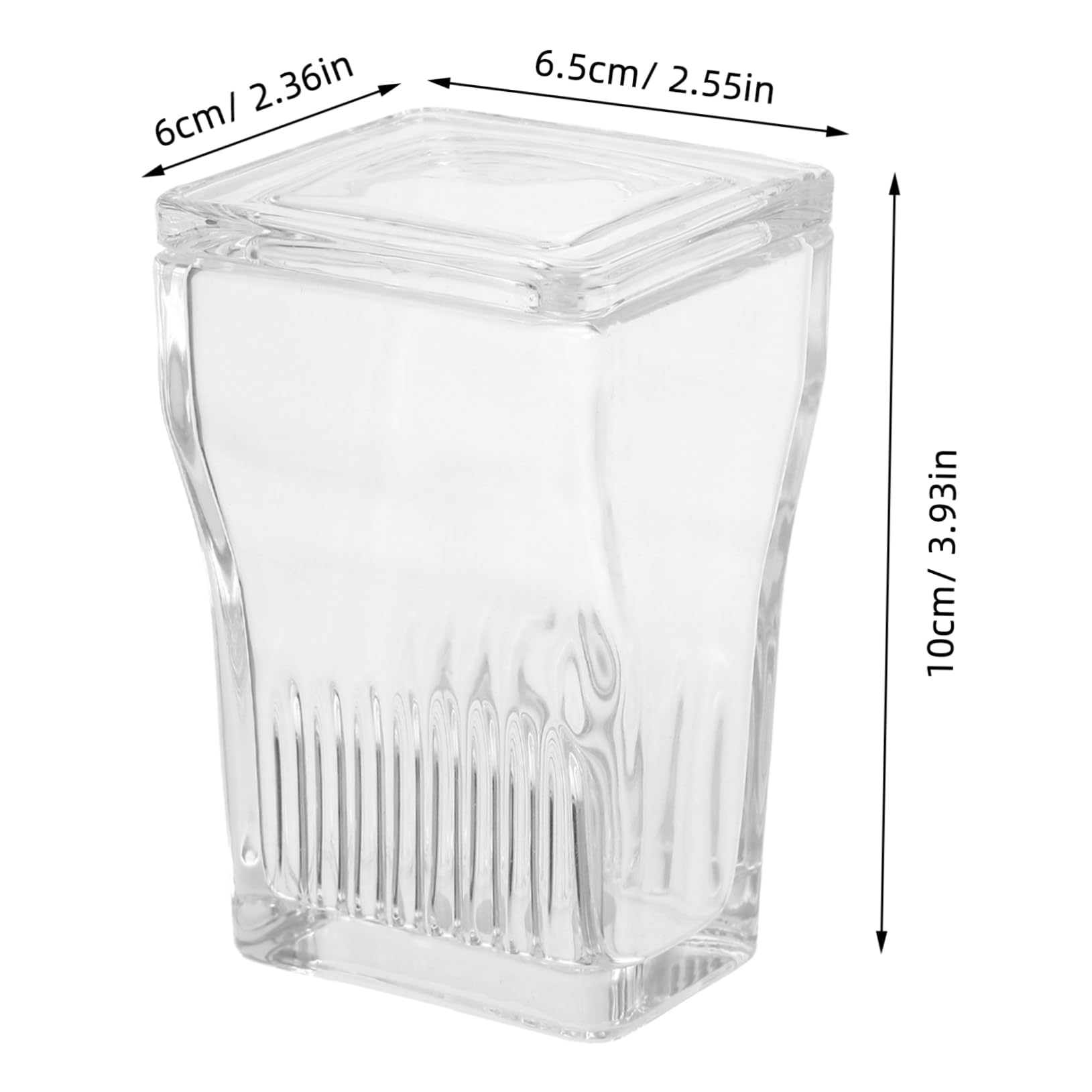 PRETYZOOM Glass Staining Jar for Microscope Slides Staining Vat Innovative Slide Holder for Laboratory Use
