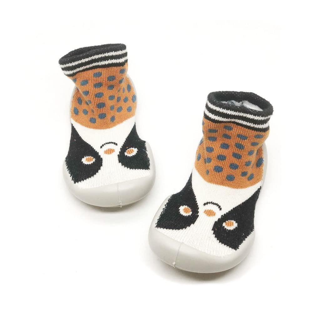 Toddler Socks Shoes Anti Skid Rubber Sole Booties Kids Cotton Cartoon Animal Design Socks Shoes for Baby Boys Girls (28-29) (B0C62G7NFN) Amazon Price History, Amazon Price Tracker