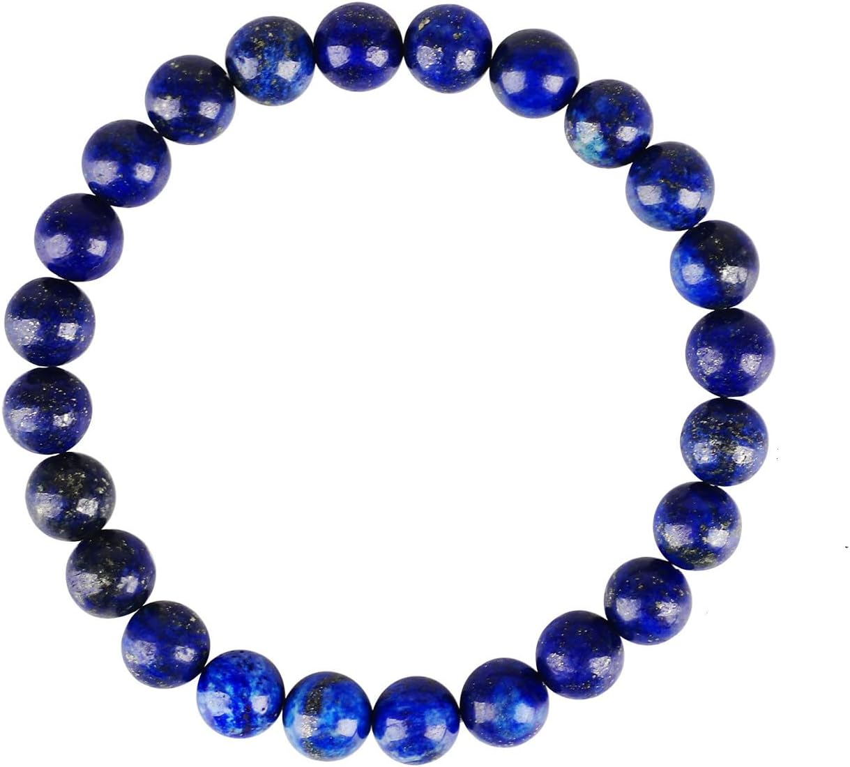 Lapis Lazuli Handmade Bracelet, Friendship Chakra Crystal Gemstone Bracelets, Beaded Protection Bracelet for Men Women Wealth Prosperity Feng Shui Good Luck Blue Stone Jewelry Bracelet