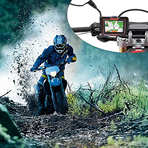 Motocicleta GPS Navegação Com Tráfego Vitalício E Mapas, 4,3 Polegadas TFT LCD. Tela De Toque, Desig