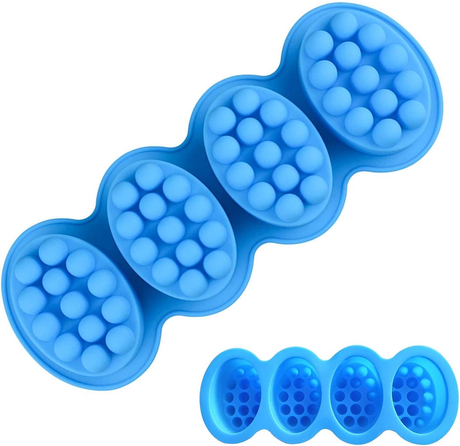 Smello 3D Silicone Massage Bar Soap Molds, Handmade Soap Molds for Soaps Making, Soap Molds for Soap Making (KS - 117) (Pack of 1)-image-35