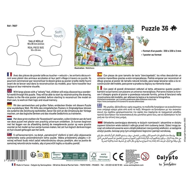 Foto 4 de 4 de Sentosphère- Puzzle, Multicolor (Création Véronique Debroise 7607)