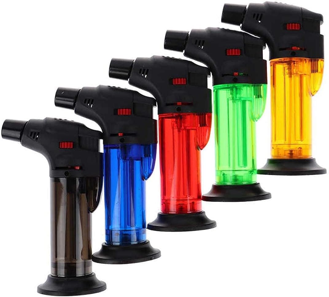 SNOOGG Resin Art Bubble Killer Essential Refillable Butane Torch for - Slim Design - Windproof Lighter for BBQ, Baking, Crafts, Cigars, Welding, Soldering (1)
