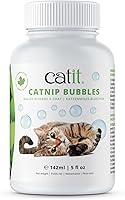 Catit Catnip Bubbles: Fun Catnip-Infused Bubble Toy for Indoor & Outdoor Cats - Stimulates Play & Exercise