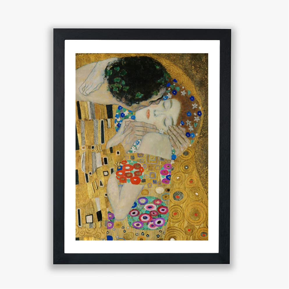Le baiser Gustav Klimt impression murale XL pour habiller un grand mur vide