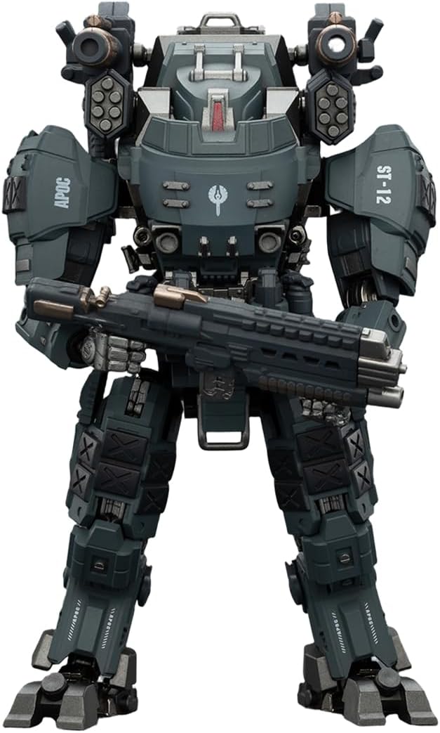 JOYTOY Dark Source Action Figure 1/25 APOC Series Crimson Phantom Stealth/Night Ops Mech ST-8613 Mecha Collection Models Birthday Gifts 15Age+