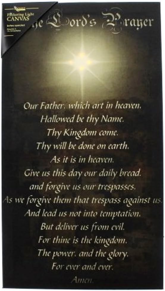 Kennedys Country Lords Prayer Lighted Canvas by