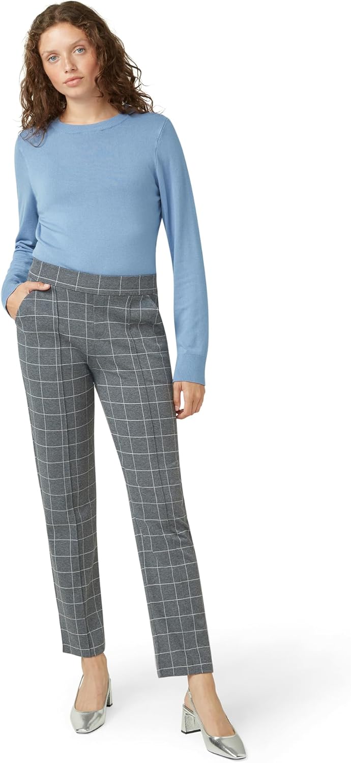 HUE Womens Pull on Ponte Trouser Leggings - Image 6